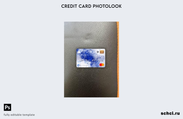 цифровая загрузка Грузия TBC Bank Mastercard Photolook передний шаблон